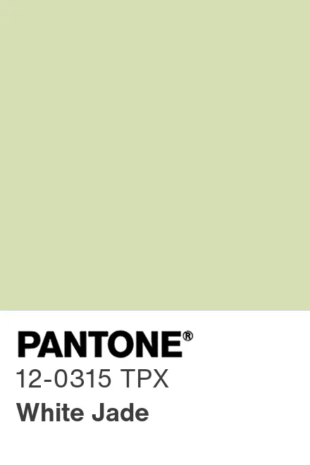 PANTONE 12-0315 TPG White Jade - Pantone色号库|Pantone潘通中国官网