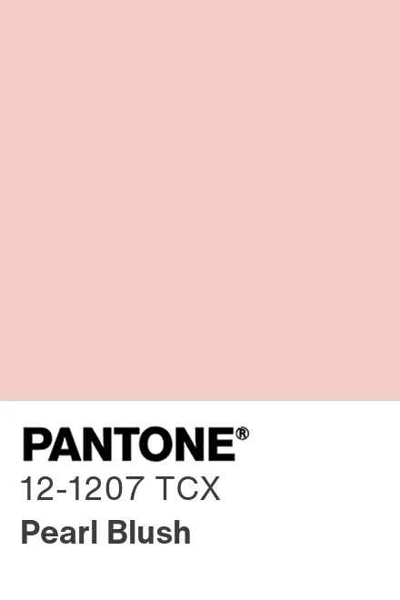 PANTONE 12-1207 TCX Pearl Blush - Pantone色号库|Pantone彩通中国官网