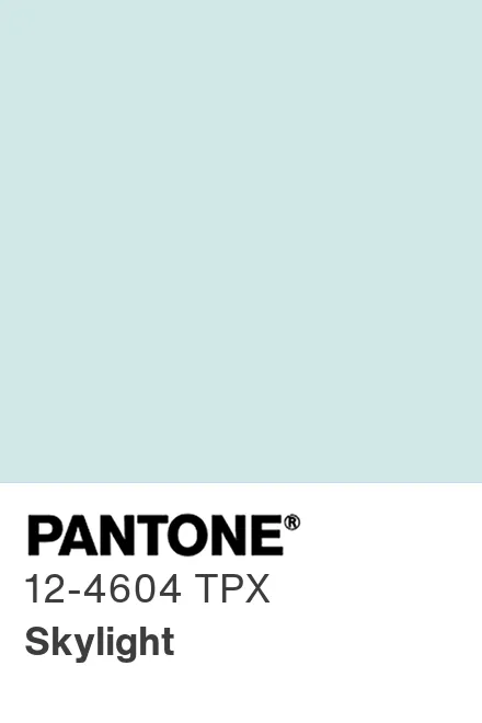 PANTONE 12-4604 TPX Skylight - Pantone色号库|Pantone潘通中国官网