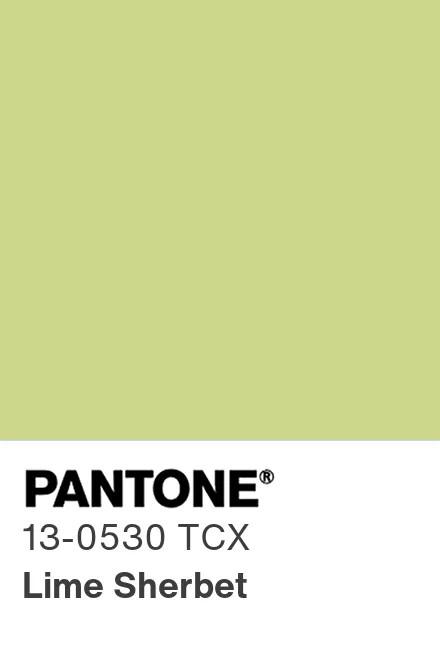 PANTONE 13-0530 TCX Lime Sherbet - Pantone色号库|Pantone潘通中国官网