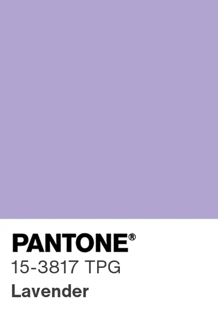 PANTONE 15-3817 TPG Lavender - Pantone色号库|Pantone潘通中国官网