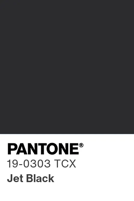 PANTONE 19-0303 TCX Jet Black - Pantone色号库|Pantone潘通中国官网