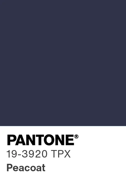 PANTONE 19-3920 TPG Peacoat - Pantone色号库|Pantone潘通中国官网