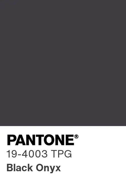 PANTONE 19-4003 TPG Black Onyx - Pantone色号库|Pantone潘通中国官网