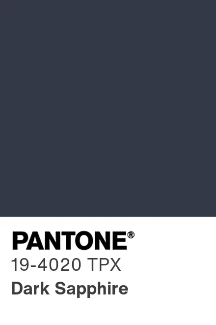 PANTONE 19-4020 TPX Dark Sapphire - Pantone色号库|Pantone潘通中国官网