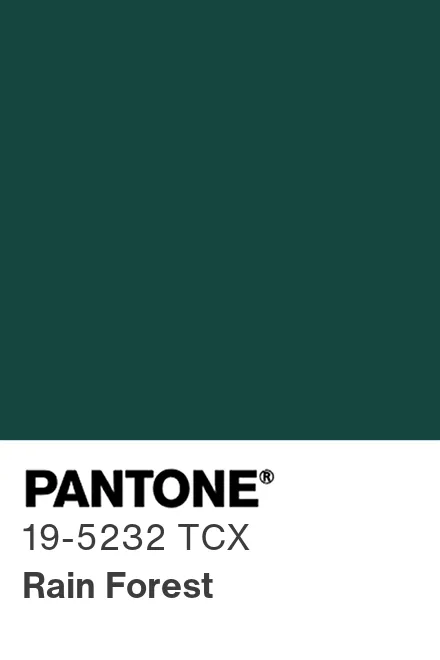 PANTONE 19-5232 TCX Rain Forest - Pantone色号库|Pantone潘通中国官网