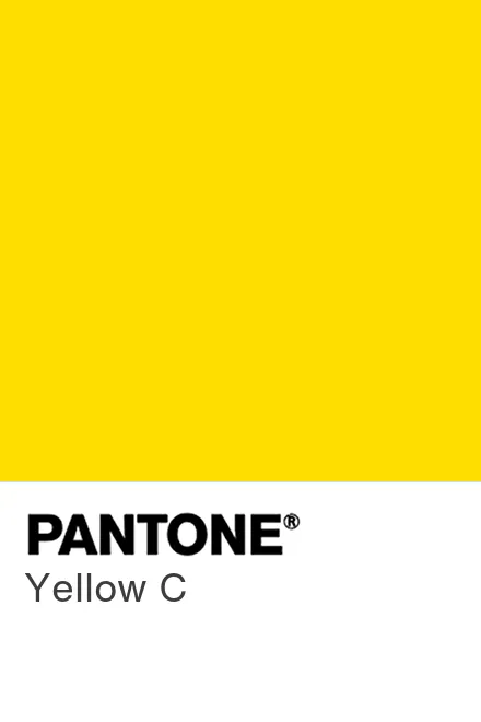 PANTONE Yellow C - Pantone色号库|Pantone潘通中国官网